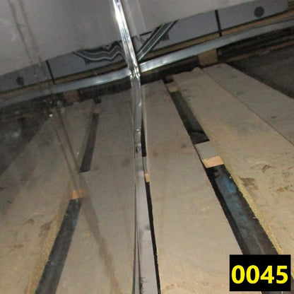 Virtus Wandhängeschrank mit Schiebetüren und Zwischenbord, 1600x400 mm - BESCHÄDIGT