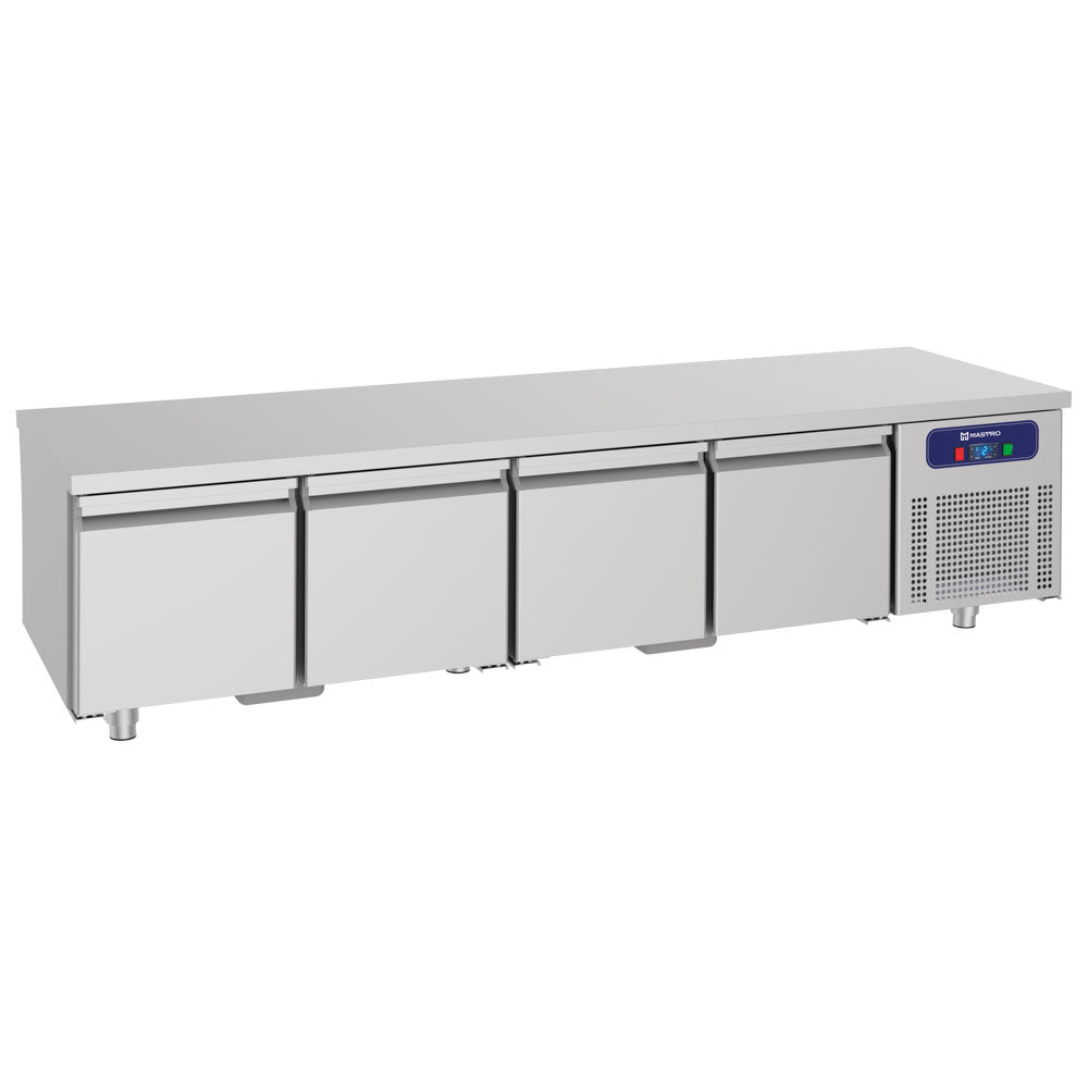 Virtus Kühlunterbau mit 4 Schubladen 1/1 für Kochgeräte, B=2200 mm