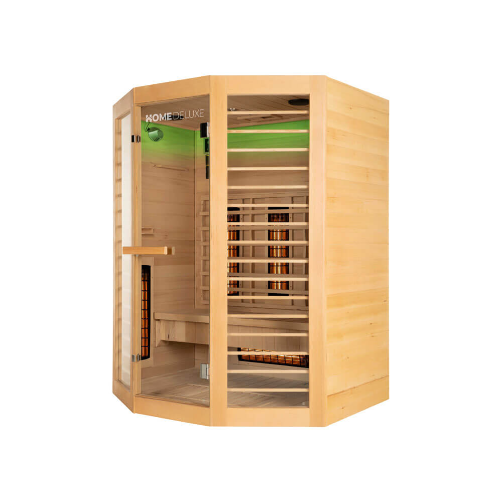 Home Deluxe Infrarotkabine REDSUN DELUXE XL - 155 x 120 cm für 3 Personen