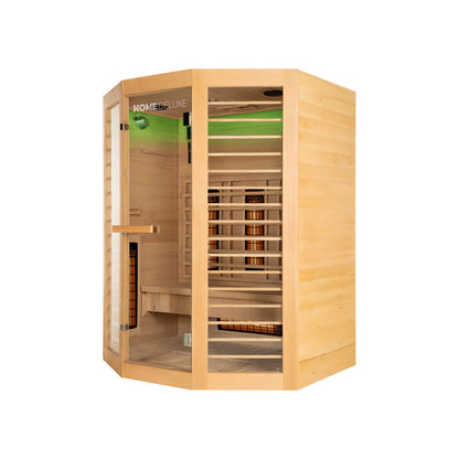 Home Deluxe Infrarotkabine REDSUN DELUXE XL - 155 x 120 cm für 3 Personen