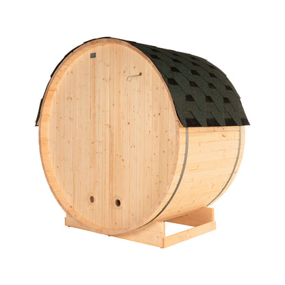 Home Deluxe Outdoor Fasssauna LAHTI M - 195 x 120 cm für 2 Personen