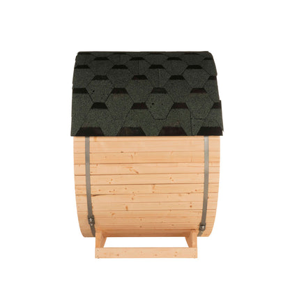 Home Deluxe Outdoor Fasssauna LAHTI M - 195 x 120 cm für 2 Personen