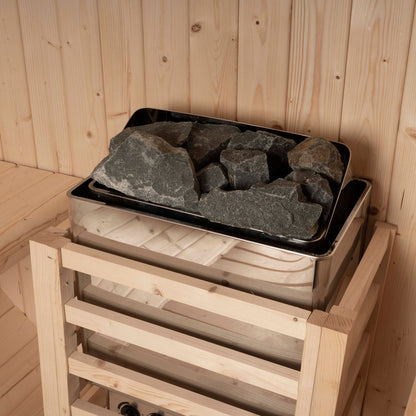 Home Deluxe Outdoor Fasssauna LAHTI M - 195 x 120 cm für 2 Personen