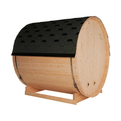 Home Deluxe Outdoor Fasssauna LAHTI L - 195 x 180 cm für 4 Personen