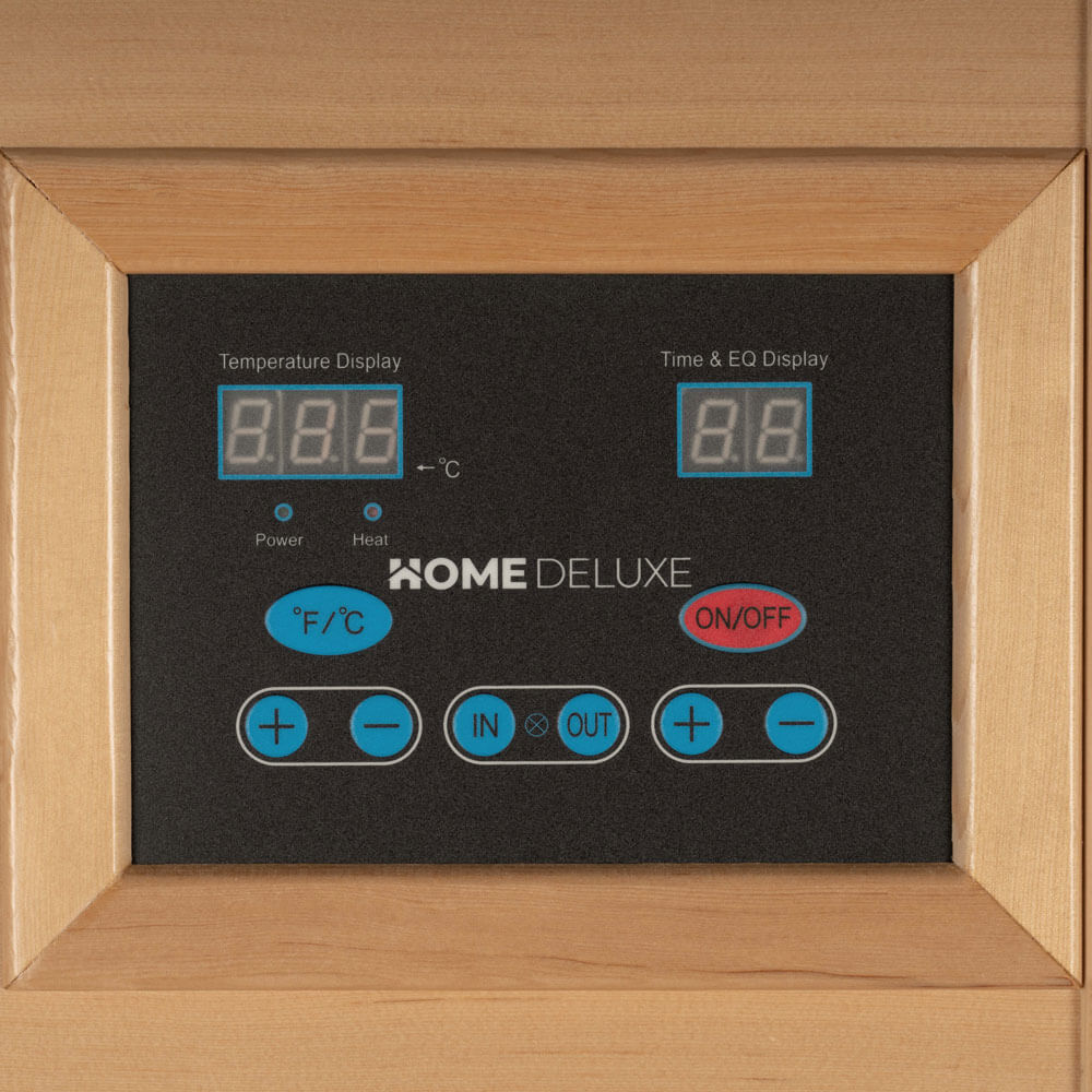 Home Deluxe Infrarotkabine REDSUN L - 153 x 110 cm für 3 Personen