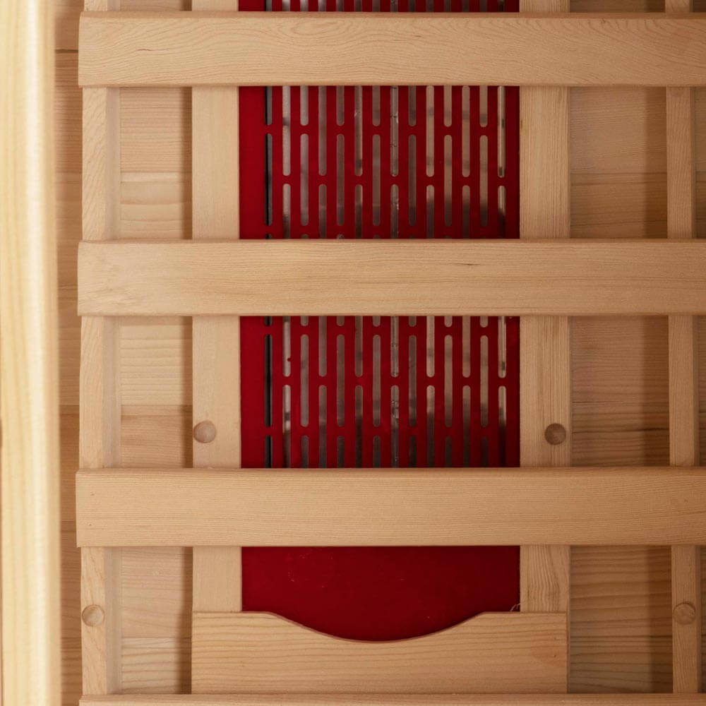 Home Deluxe Infrarotkabine mit Vollspektrumstrahler REDSUN M - 120 x 105 cm für 2 Personen