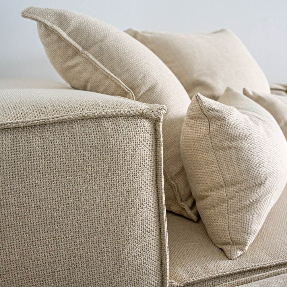 Home Deluxe Modulares Sofa VERONA S - 240 x 120 cm Beige