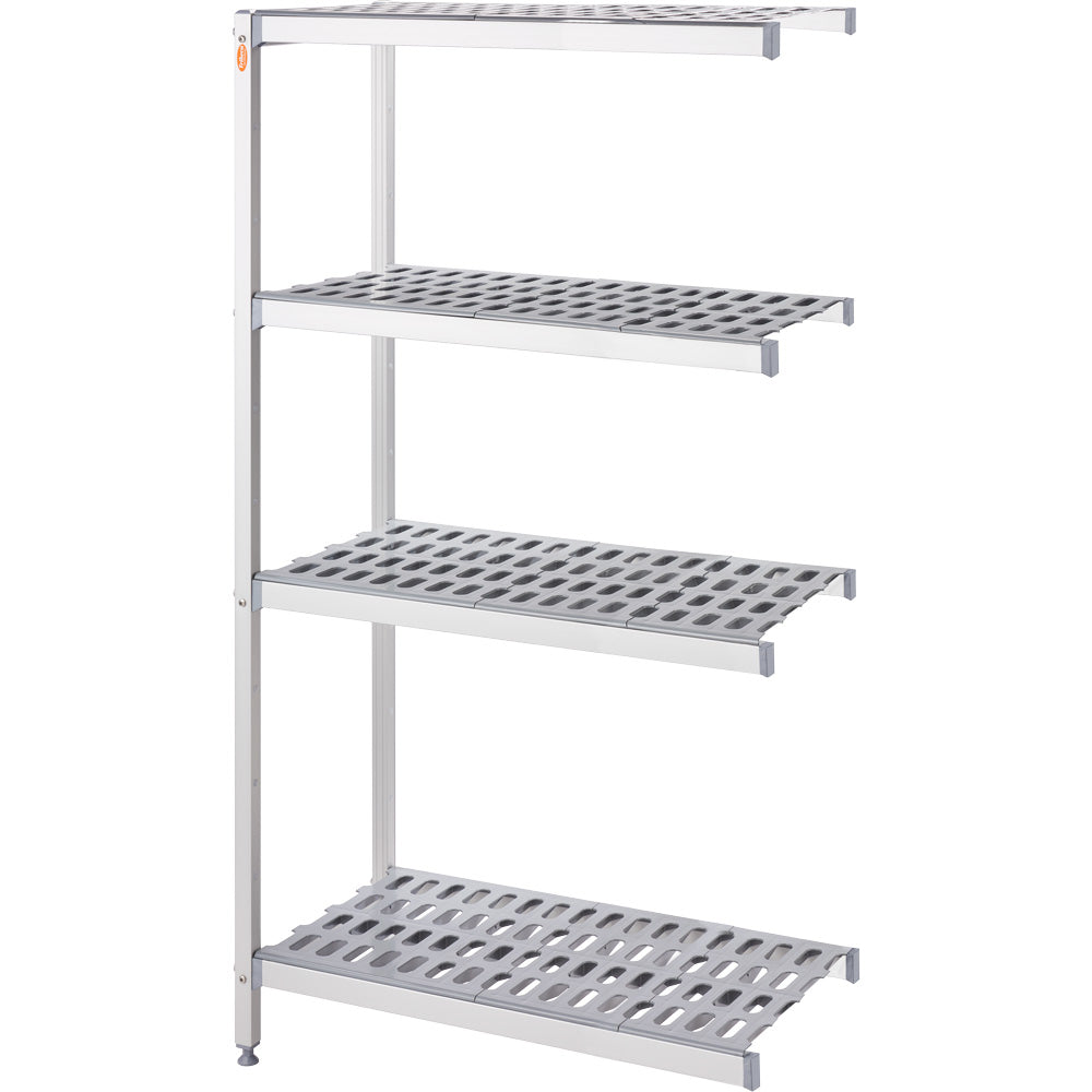 Stalgast Lagerregal aus Aluminium mit 2 Beinen 1164x560x1680 mm (BxTxH)