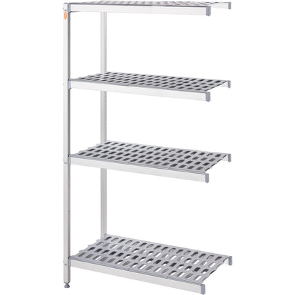 Stalgast Lagerregal aus Aluminium mit 2 Beinen 1164x560x1680 mm (BxTxH)