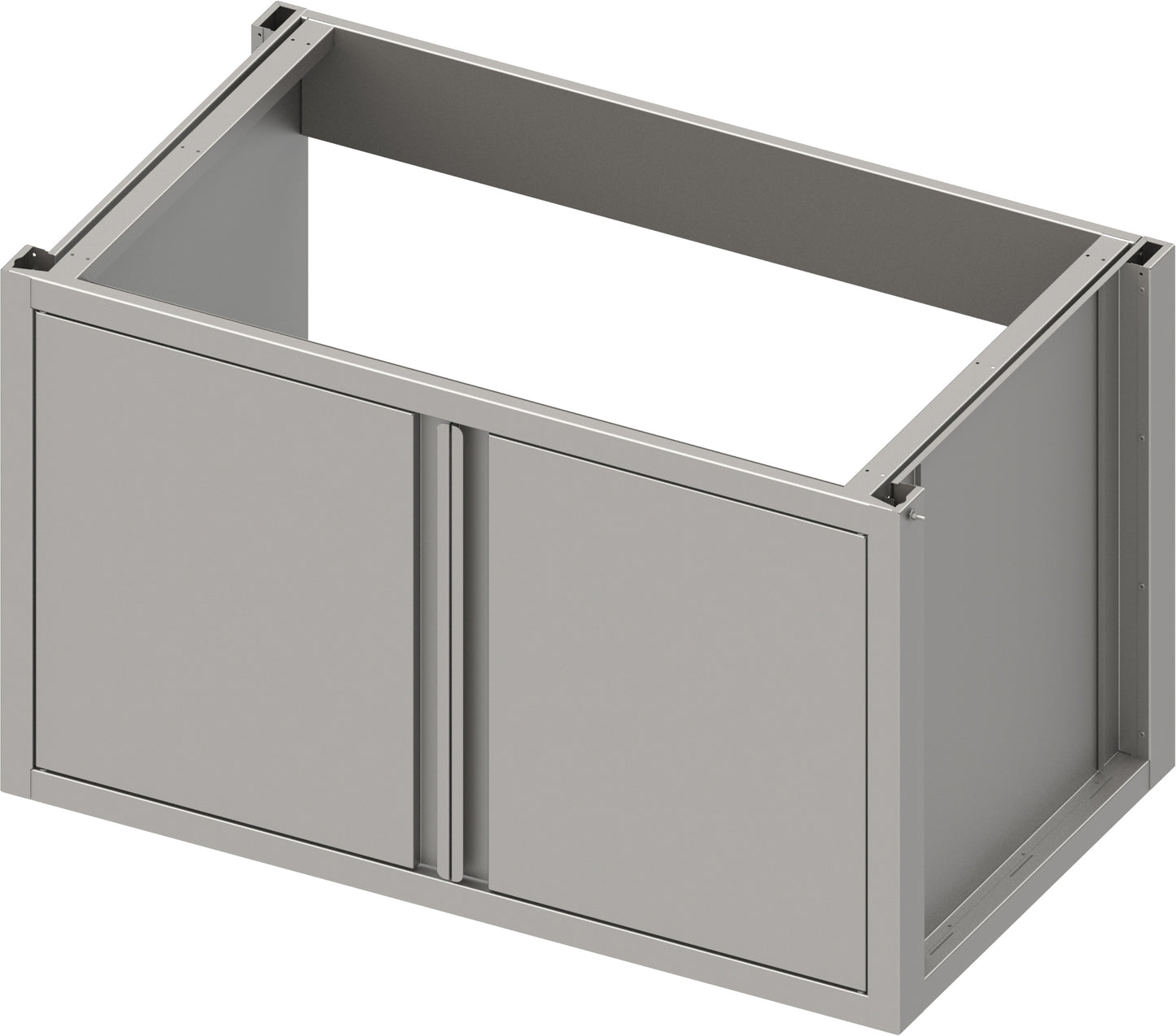 Stalgast Spülenunterschrank Boxversion 2.0 mit Flügeltüren, Sockelbau 1200x640x660 mm