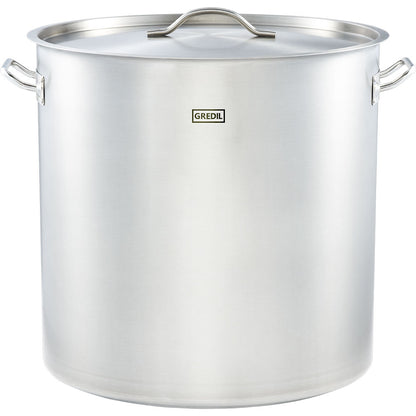 Stalgast Suppentopf hohe Form, Serie ECO Ø 500 mm, Höhe 500 mm, 98,2 Liter, inkl. Deckel