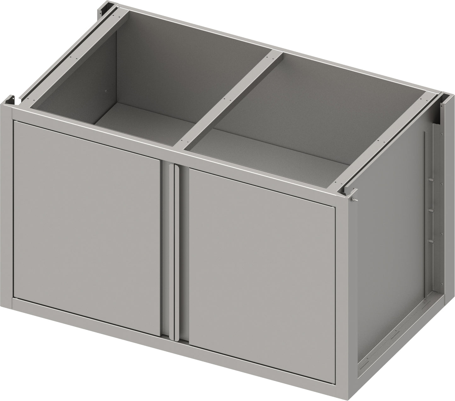 Stalgast Unterschrank Boxversion 2.0 mit Flügeltüren, Sockelbau 900x540x660 mm