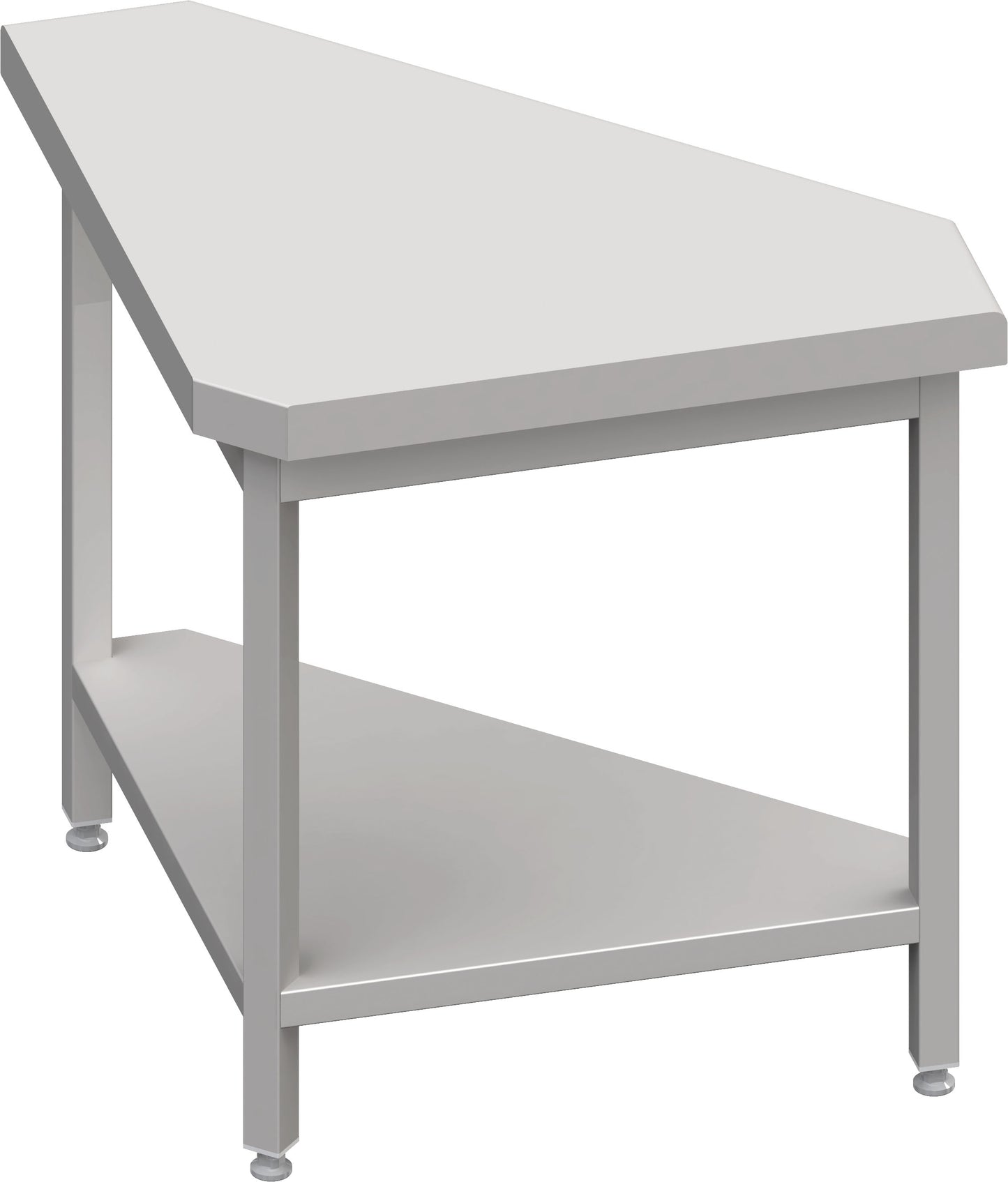 Stalgast Neutralausgabe 90° Ausseneckmodul 785x785x880 mm, Edelstahlarbeitsplatte