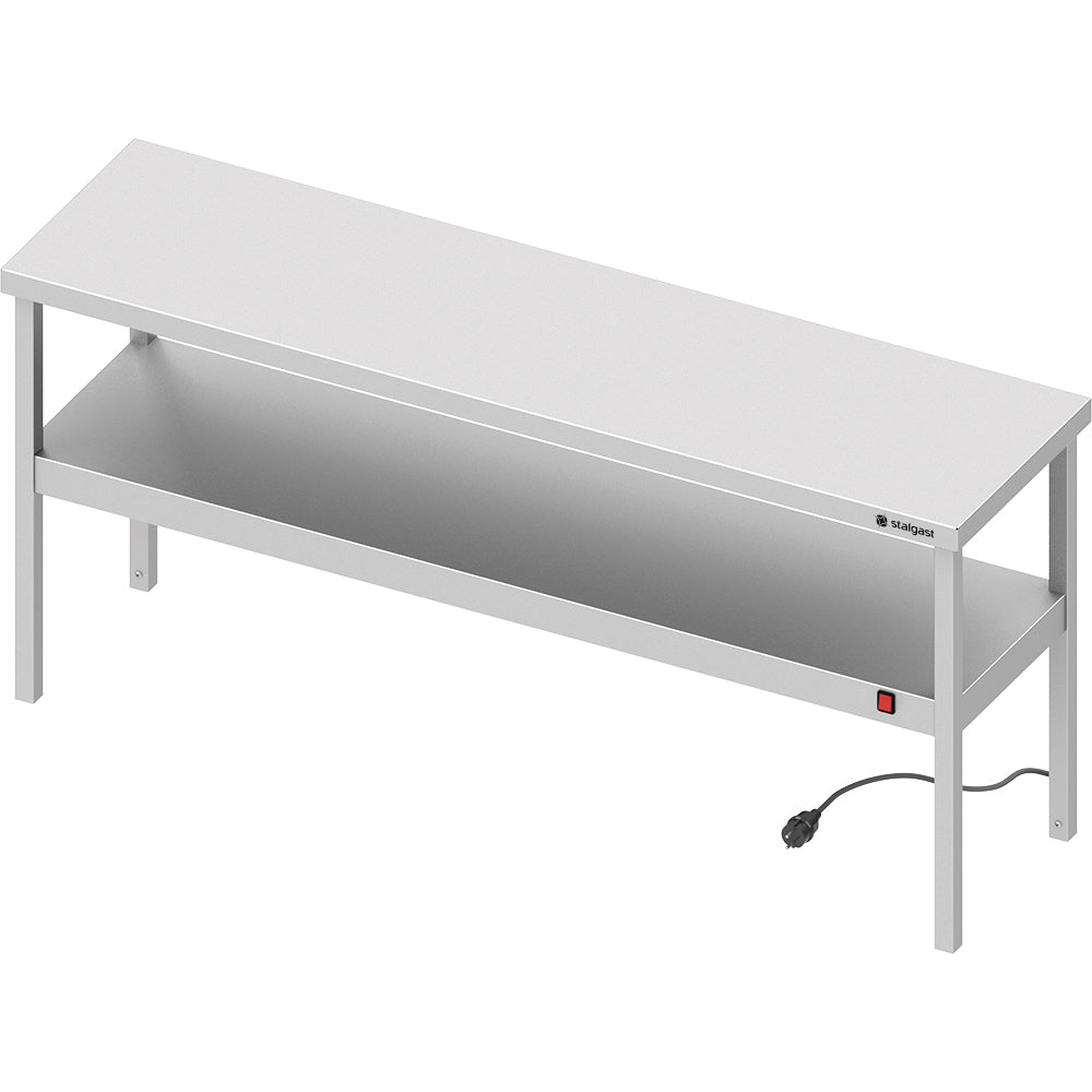 Stalgast Wärmebrücke 2-etagig 1000x300x700 mm mit Keramik-Infrarot-Strahlern
