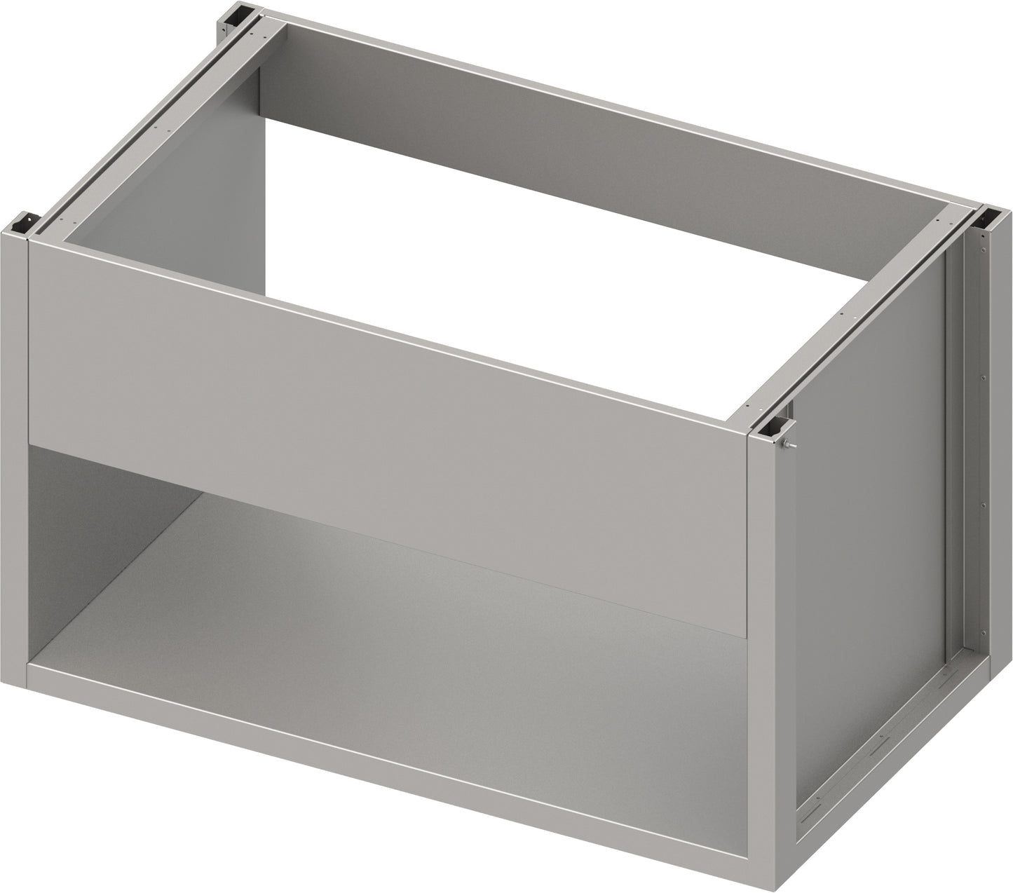 Stalgast Spülenunterschrank Boxversion 2.0 mit Beckenblende, Sockelbau 1400x540x660 mm