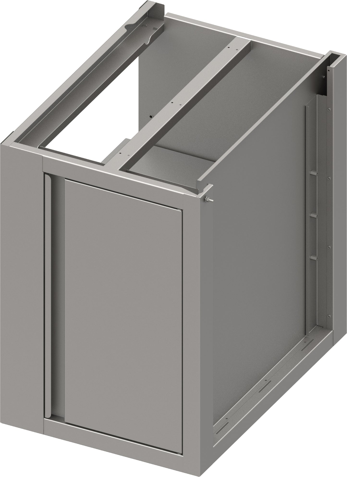 Stalgast Eckunterschrank Boxversion 2.0 mit Flügeltür, Teil 2/2 640 mm Anbautiefe, Sockelbau 960x640x660 mm