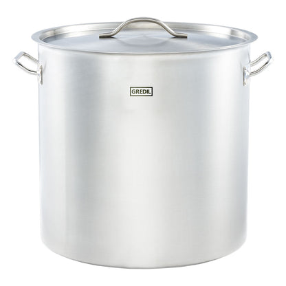 Stalgast Suppentopf hohe Form, Serie ECO Ø 450 mm, Höhe 450 mm, 71,6 Liter, inkl. Deckel