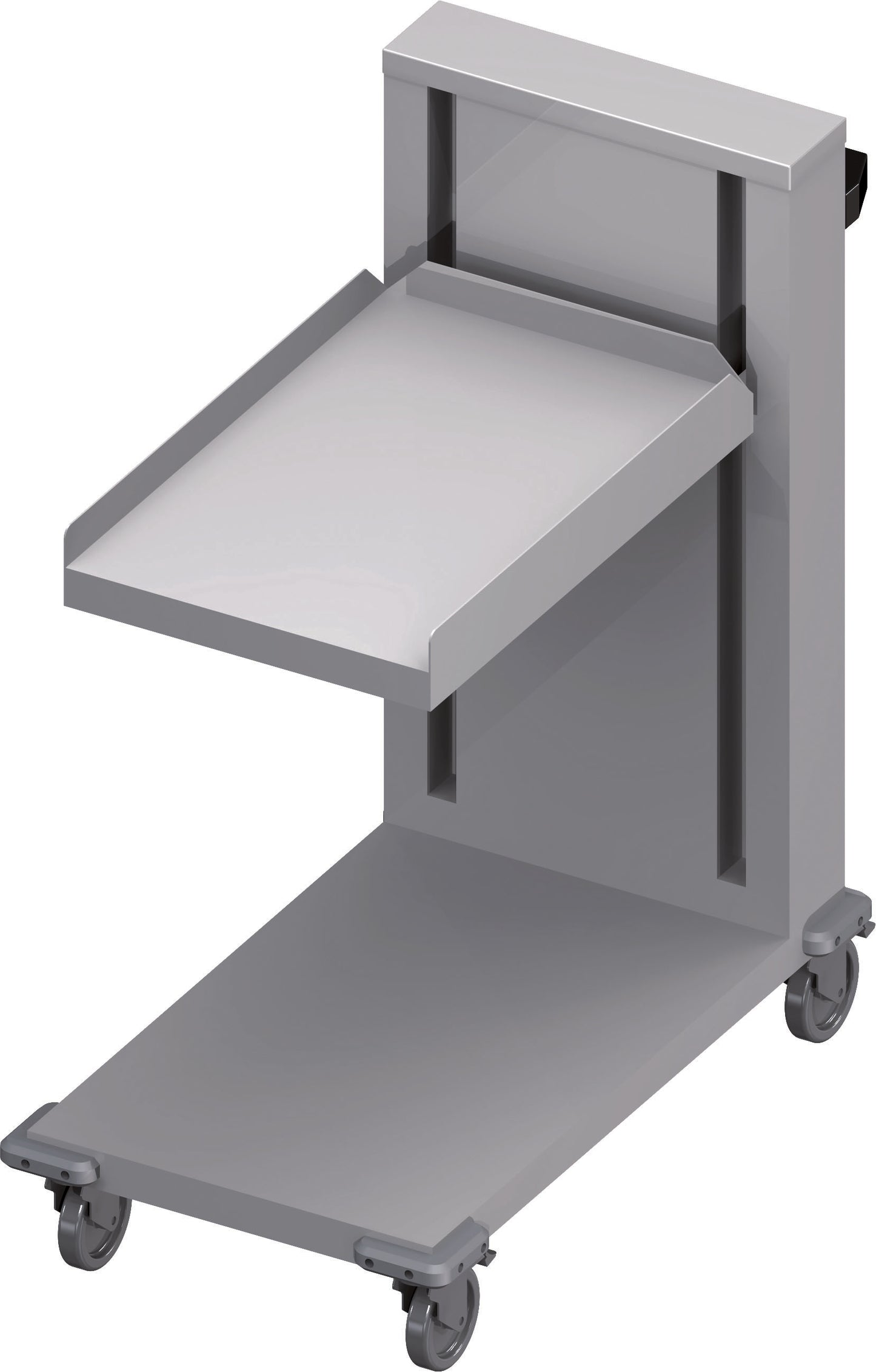 Stalgast Tablettspender, fahrbar 470x840x1050 mm für Speisenausgabesysteme