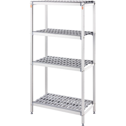 Stalgast Lagerregal aus Aluminium, 900x460x1680 mm (BxTxH)