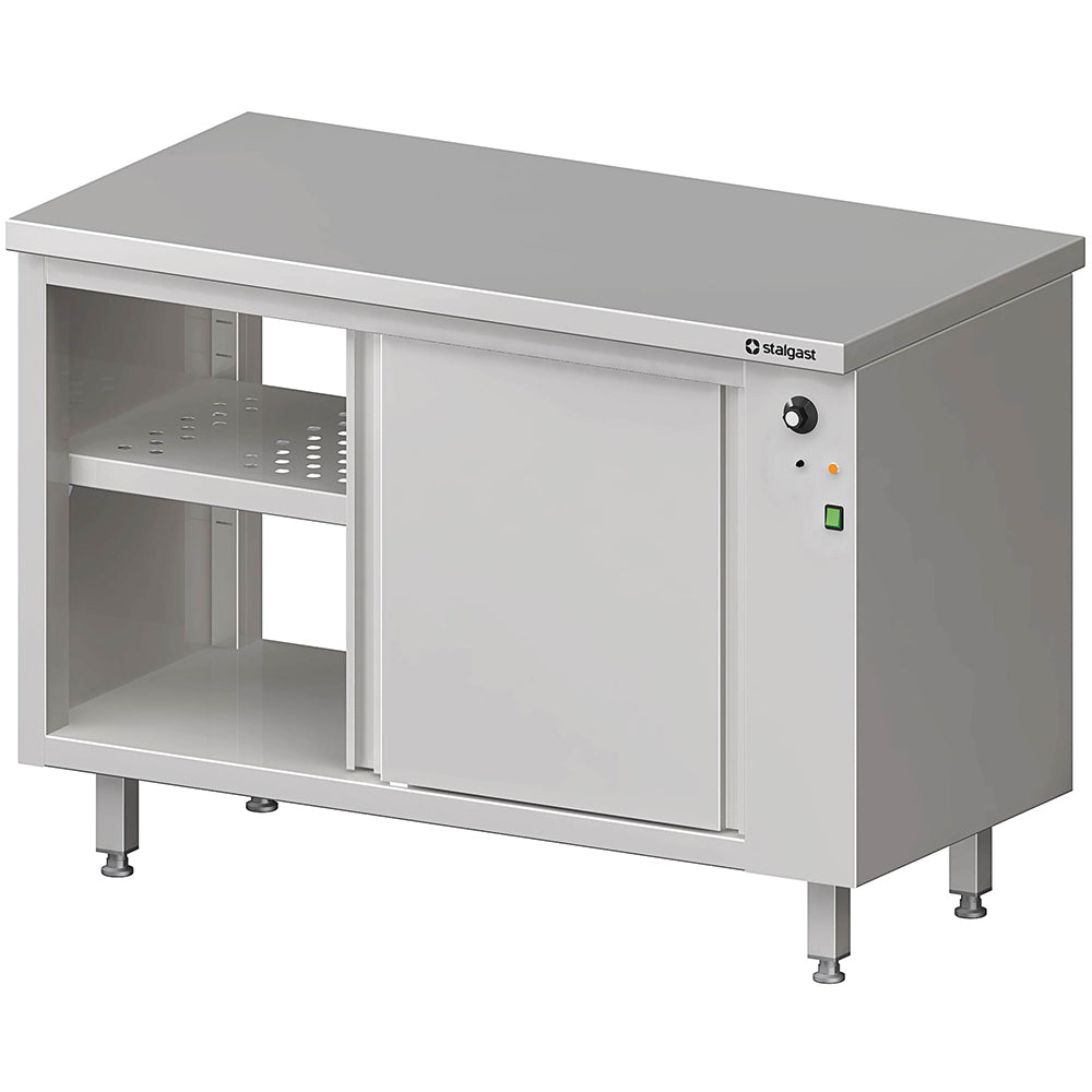 Stalgast Durchreiche-Wärmeschrank mit Schiebetüren 1400x700x850 mm