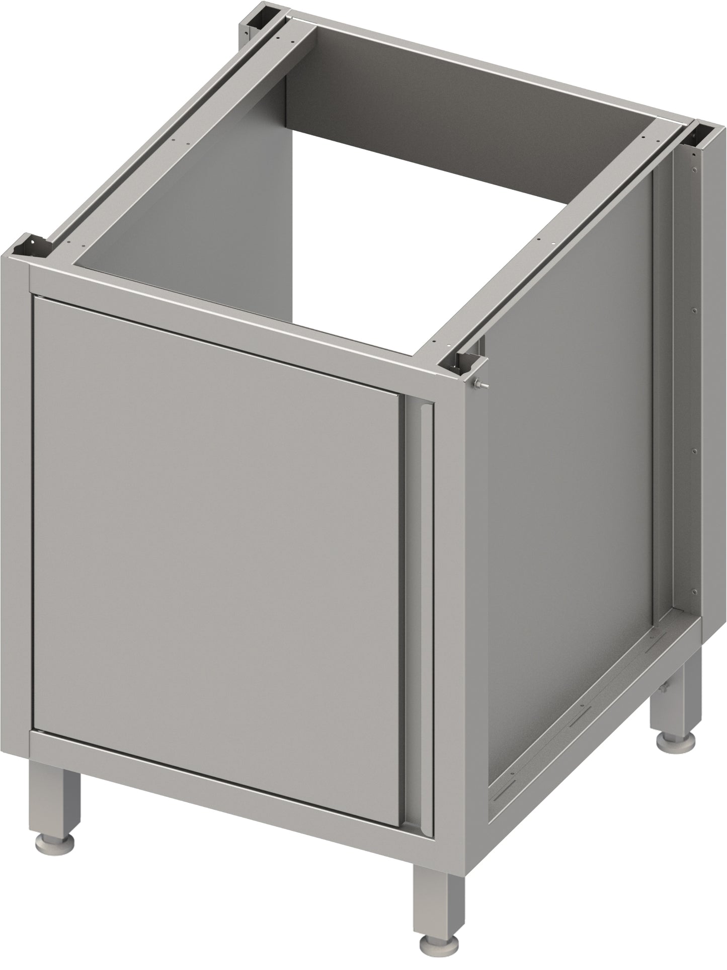 Stalgast Spülenunterschrank Boxversion 2.0, für Beine/Sockelrahmen, mit Flügeltür 600x540x660 mm