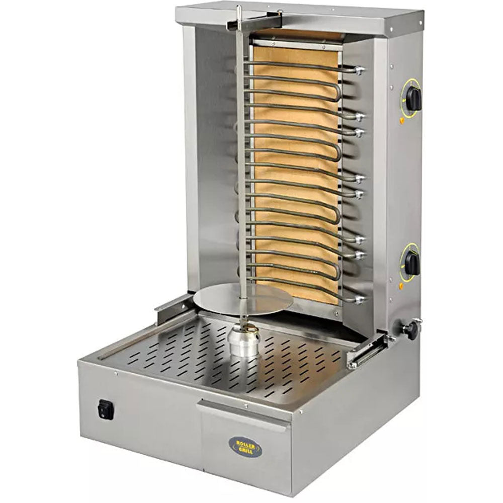Stalgast ROLLER GRILL Elektro-Gyrosgrill, Kapazität 25 kg, Abmessung 580 x 660 x 870 mm (BxTxH)