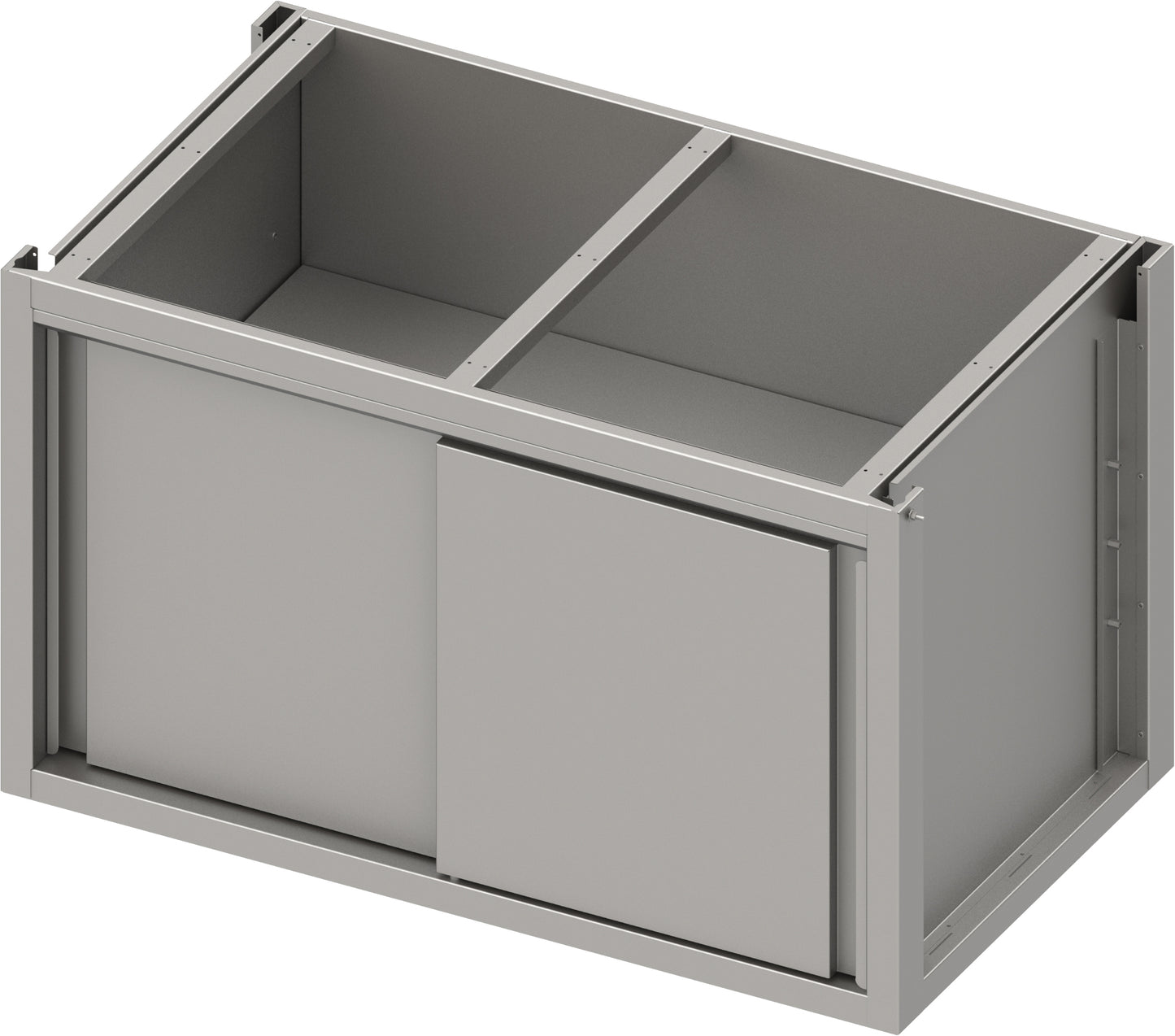 Stalgast Unterschrank Boxversion 2.0 mit Schiebetüren, Sockelbau 1100x540x660 mm