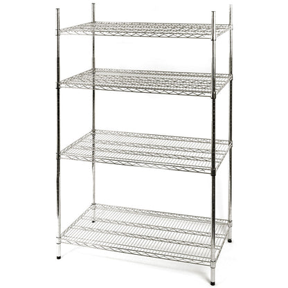 Stalgast Lagerregal aus Chromstahl 1060x610x1800 mm (BxTxH)
