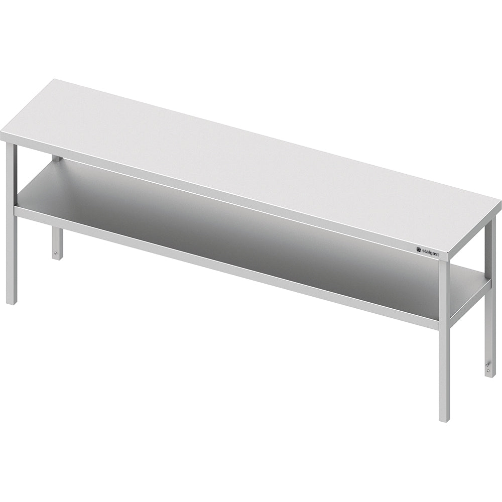 Stalgast Aufsatzbord mit zwei Etagen, 1700x400x700 mm, verschweißt