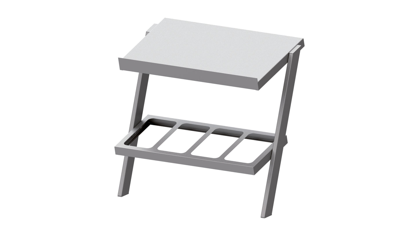 Stalgast Aufsatzbord mit Besteckausgabe 715x450x700 mm für Speisenausgabesysteme