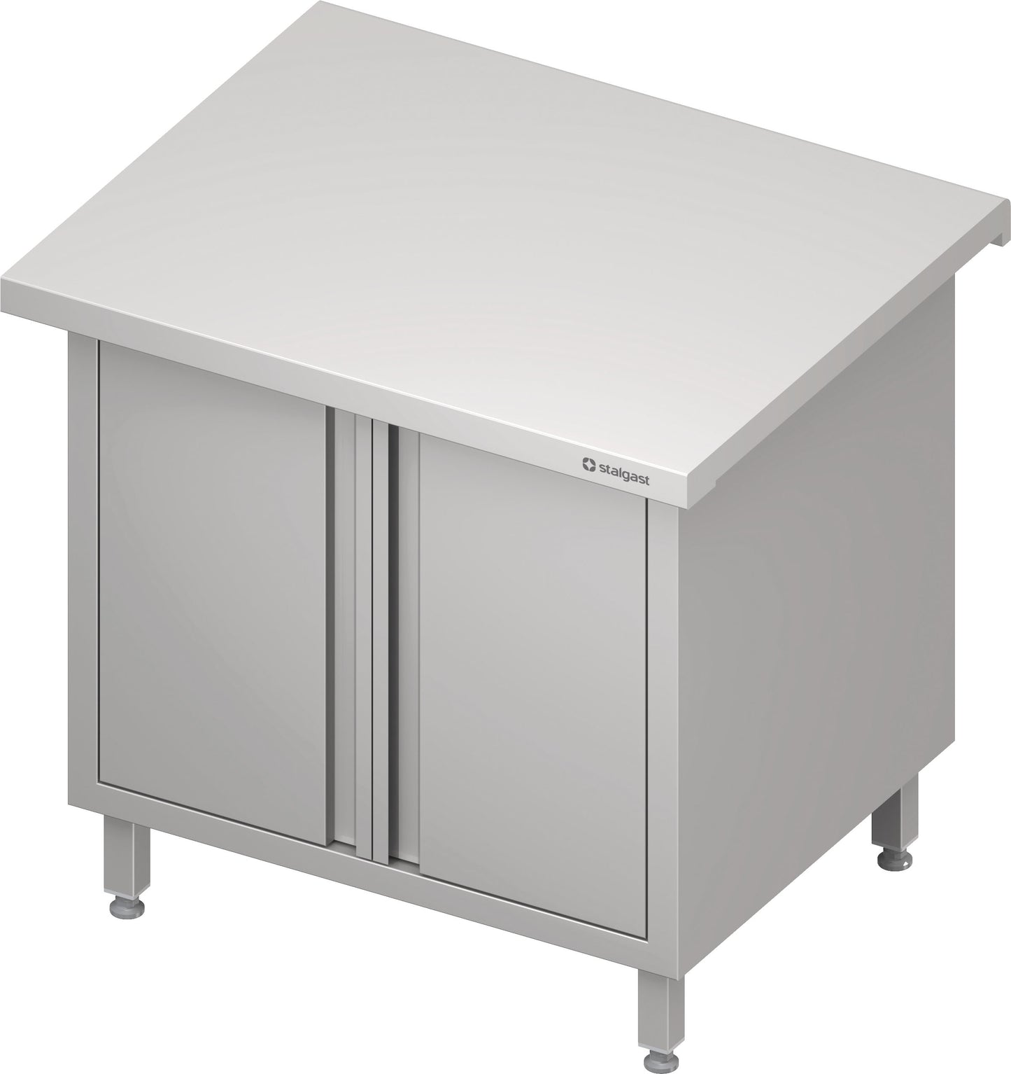 Stalgast Neutralausgabe "Free Flow" mit Flügeltüren 800x750x880 mm, Edelstahldeckplatte