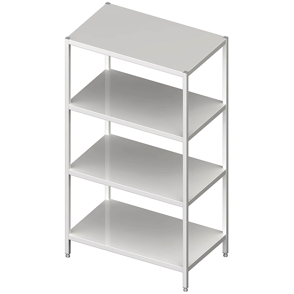 Stalgast Regal mit glatten Böden, 900x700x1800 mm, verschweißt