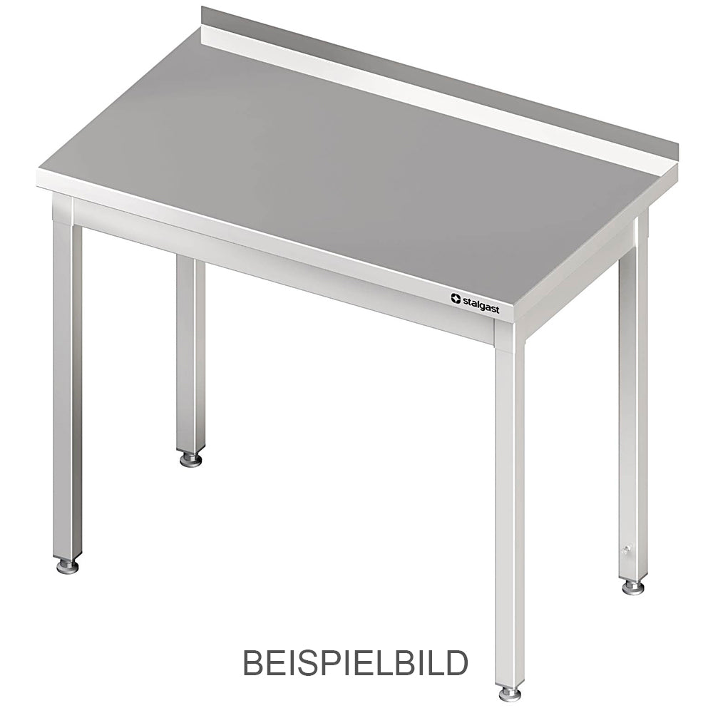 Stalgast Arbeitstisch ohne Grundboden, 1200x600x850 mm, ohne Verstrebung, ohne Aufkantung, verschweißt