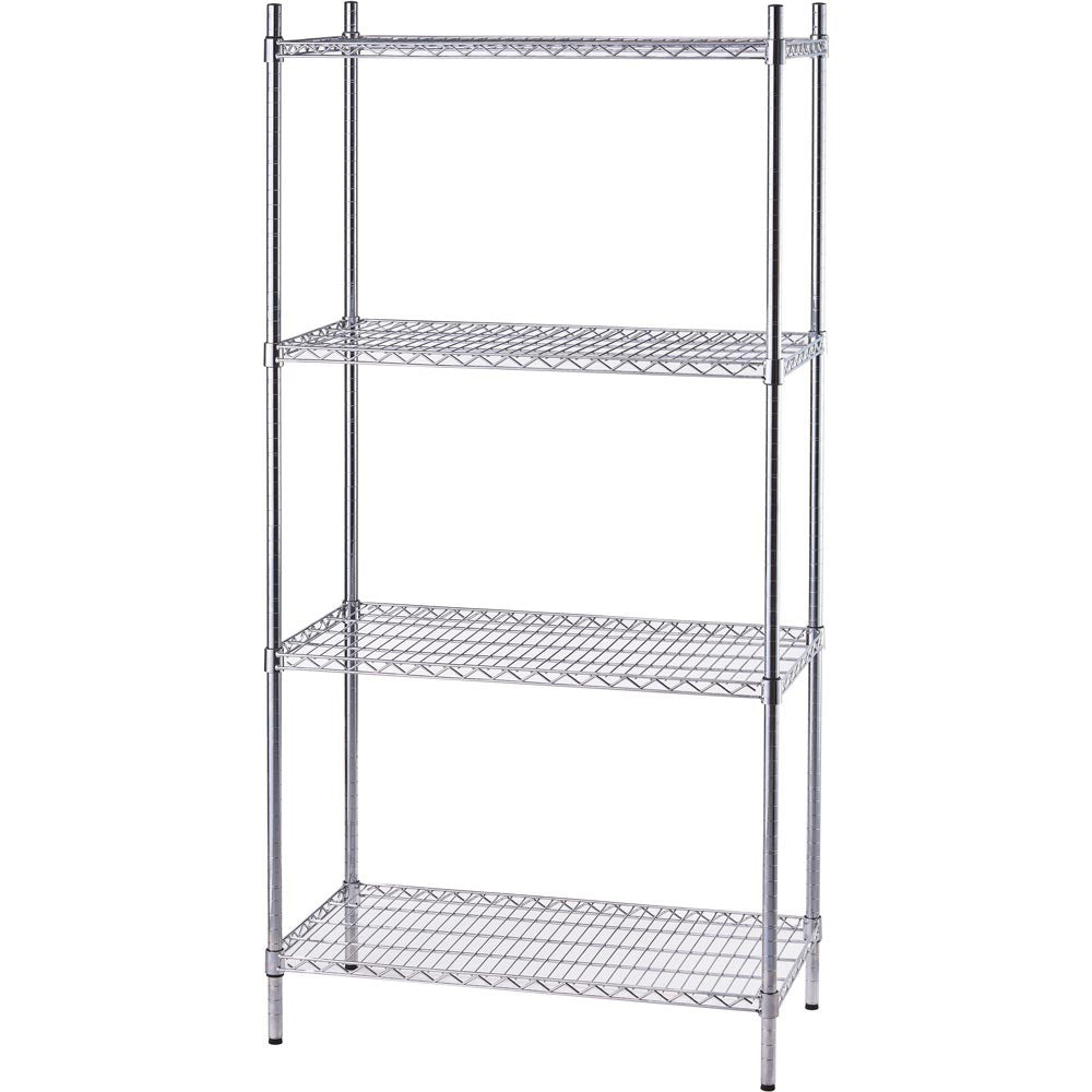Stalgast Lagerregal aus Chromstahl 610x610x1800 mm (BxTxH)