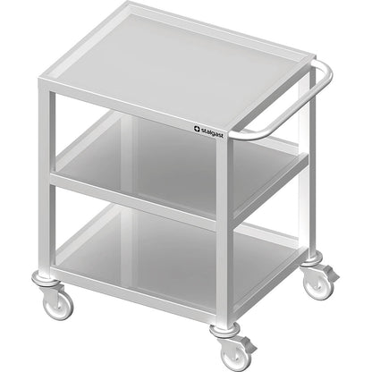 Stalgast Transportwagen mit drei Böden, 800x600x850 mm, verschweißt