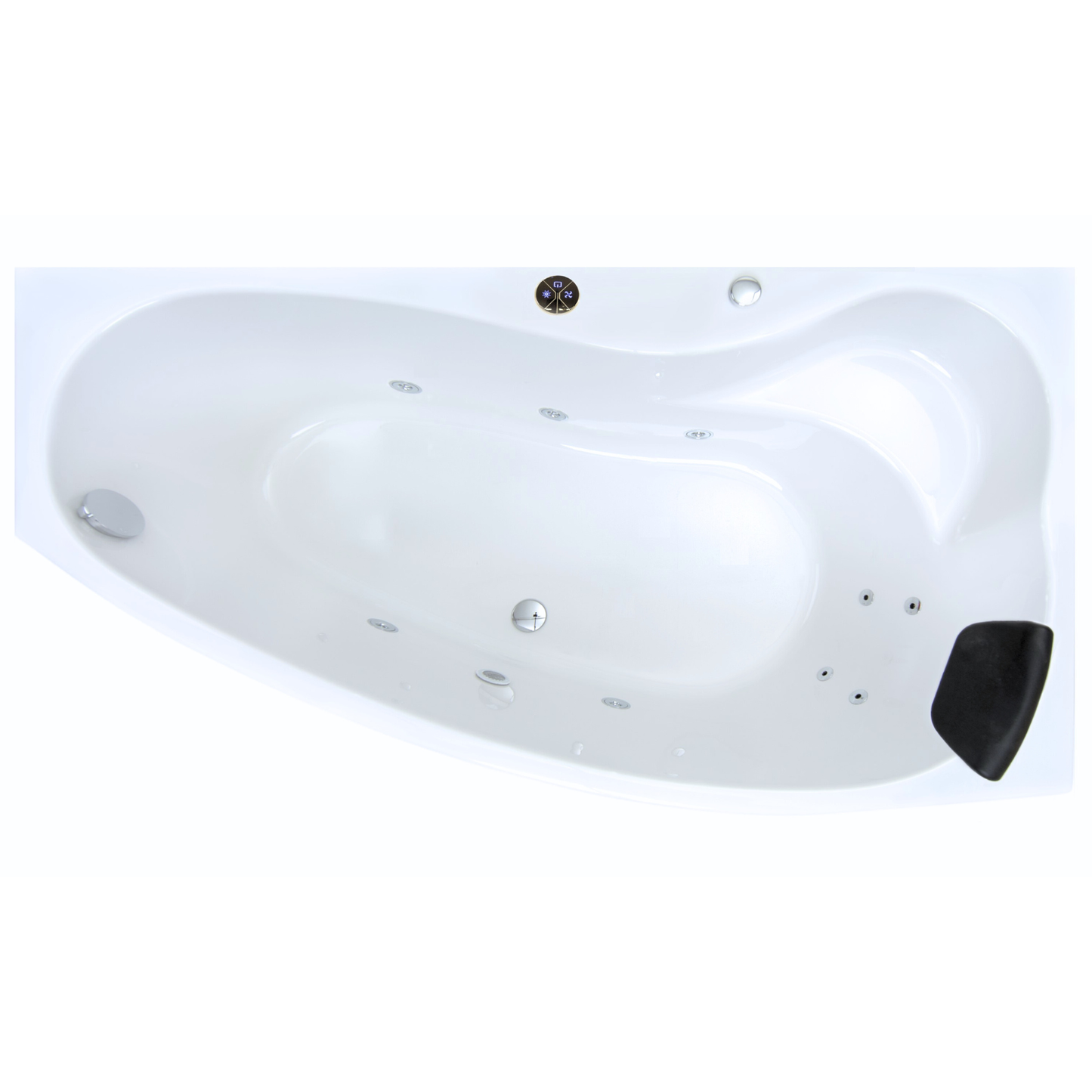 Caribia Mini Corner Rechts Basic 160x90 Whirlpool