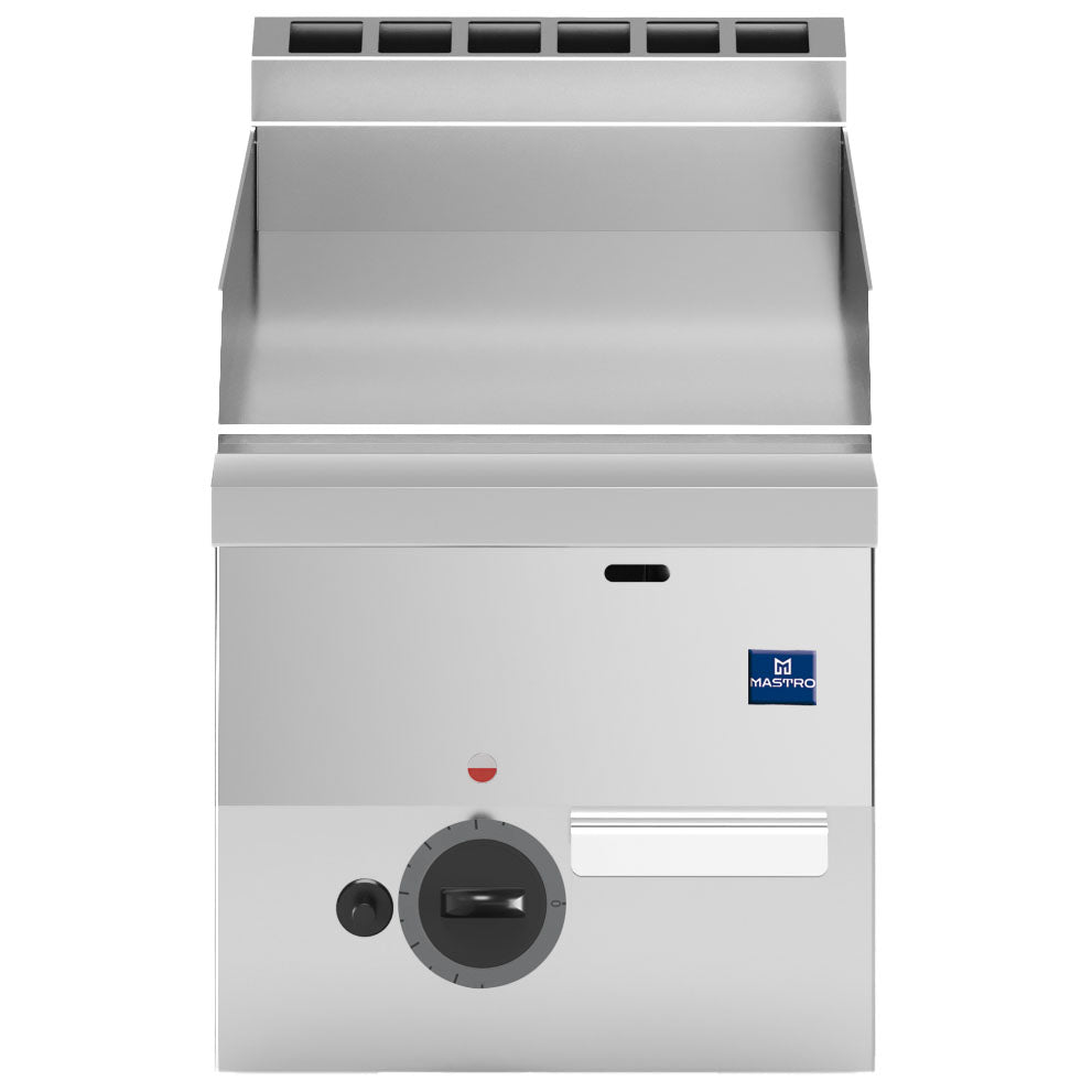 Virtus Gas-Grillplatte, Tischmodell, glatt