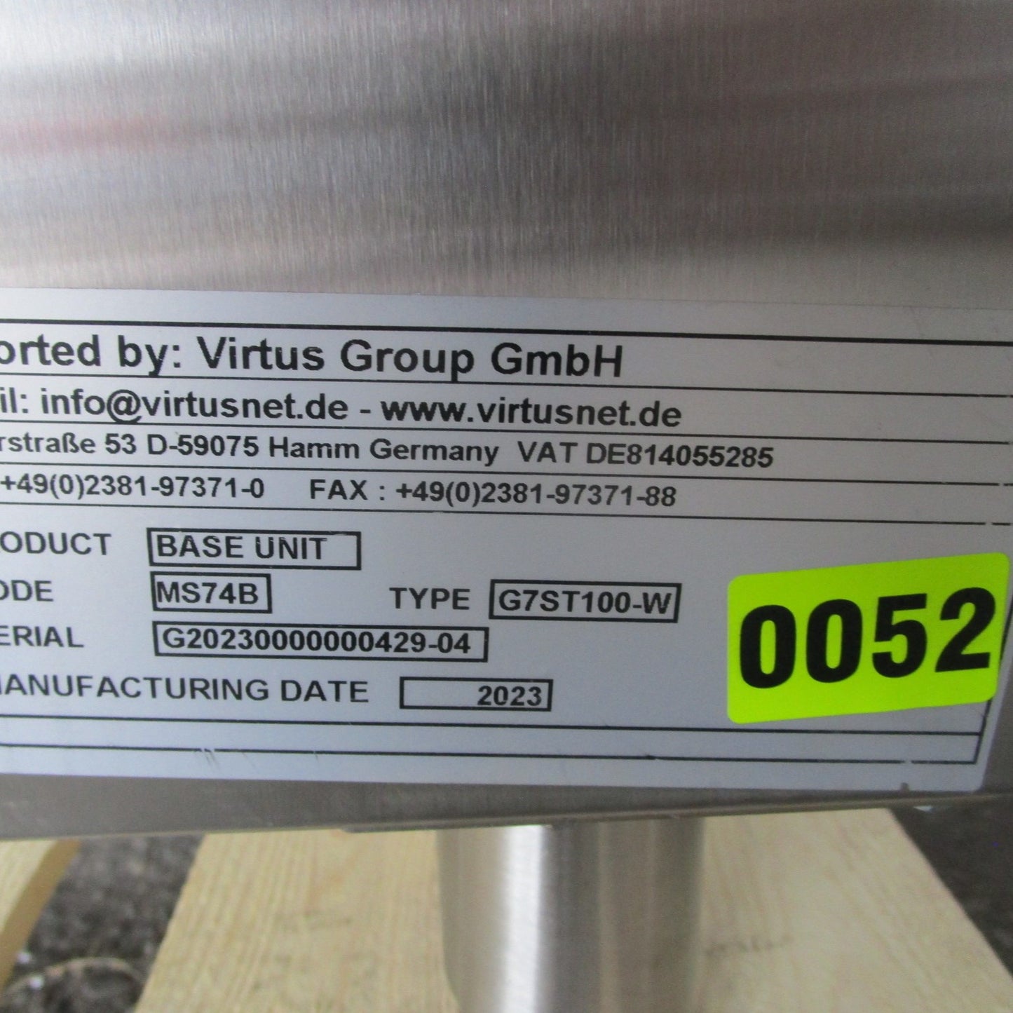 Virtus Offener Unterbau 400 mm - BESCHÄDIGT