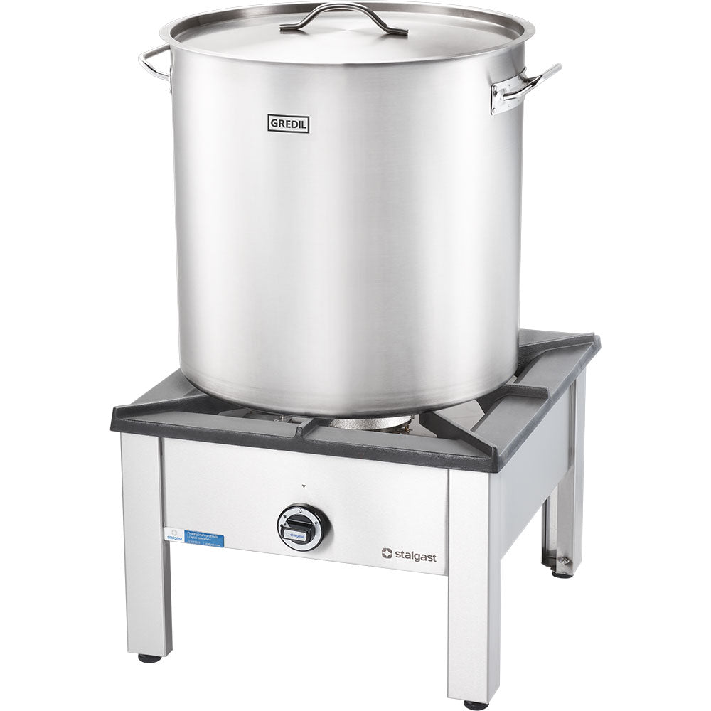 Stalgast Suppentopf hohe Form, Serie ECO Ø 450 mm, Höhe 450 mm, 71,6 Liter, inkl. Deckel