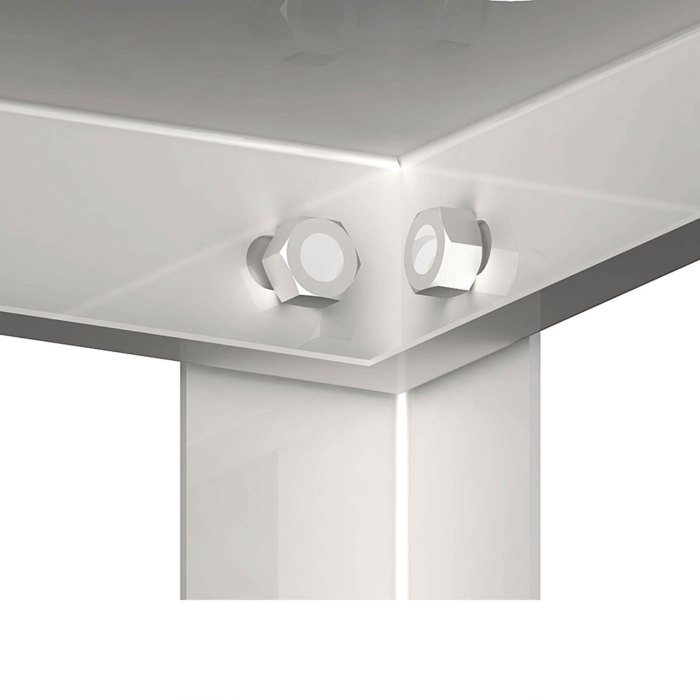 Stalgast Regal mit glatten, höhenverstellbaren Böden, 1300x600x1800 mm, Selbstmontage