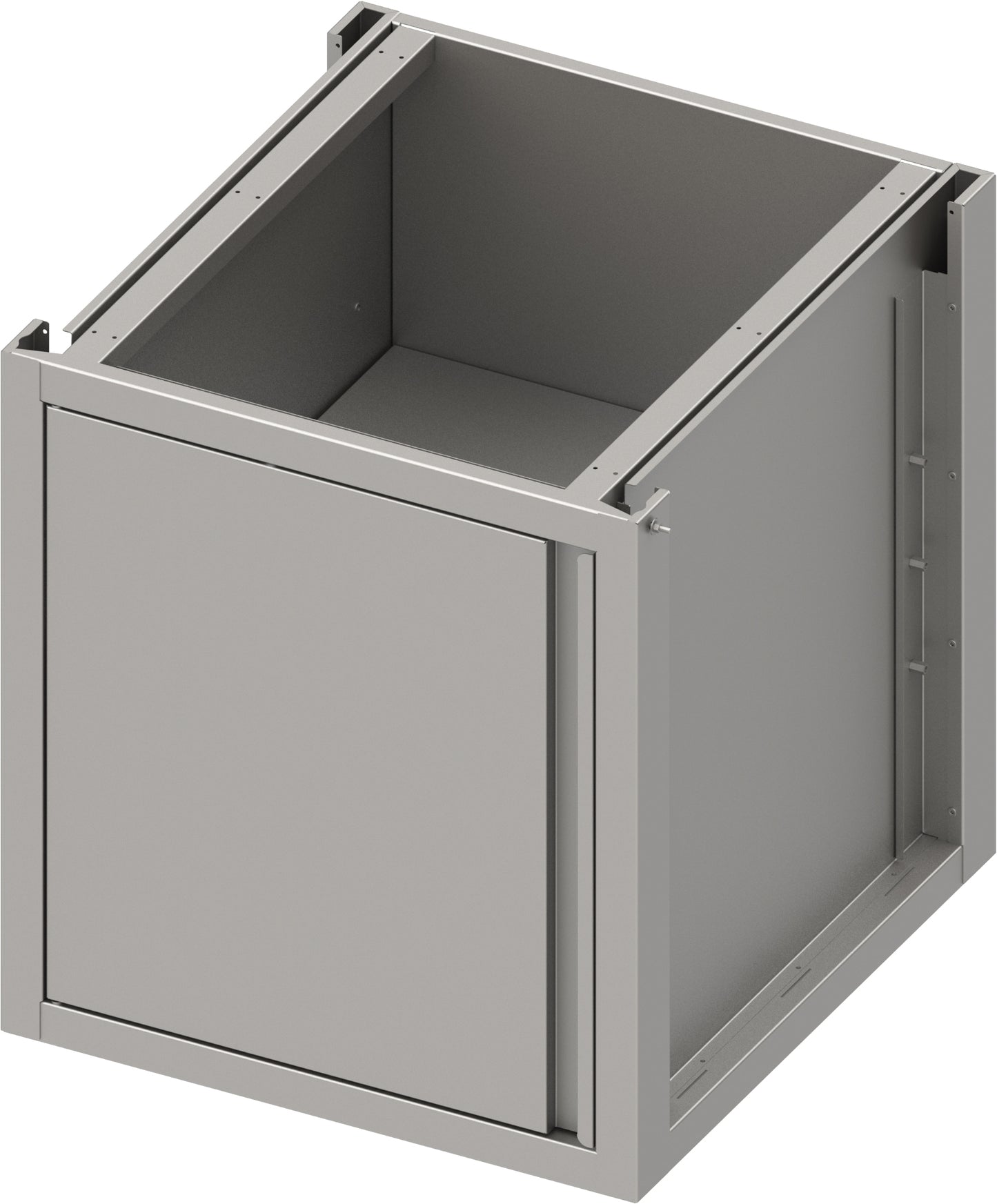 Stalgast Unterschrank Boxversion 2.0, für Beine/Sockelrahmen, mit Flügeltür 400x640x660 mm