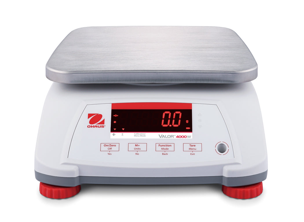 Stalgast Wasserdichte Premium-Waage, Kapazität 6 kg, Teilung 2 g, 256x280x121 mm (BxTxH)
