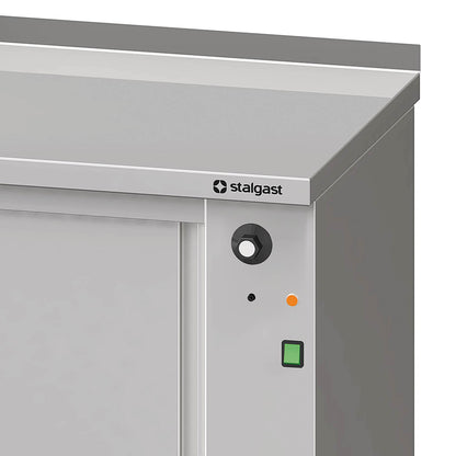 Stalgast Wärmeschrank mit Schiebetüren 1000x600x850 mm mit Aufkantung