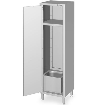 Stalgast Hochschrank mit Spülbecken für Reinigungsutensilien, 500x500x2000 mm, verschweißt