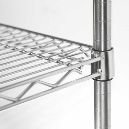 Stalgast Lagerregal aus Chromstahl 610x455x1800 mm (BxTxH)