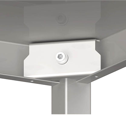 Stalgast Regal mit glatten Böden, 1100x400x1800 mm, verschweißt
