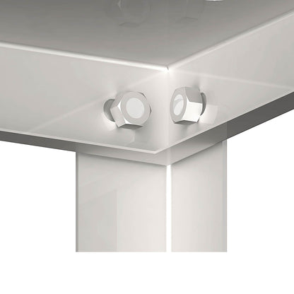 Stalgast Regal mit glatten, höhenverstellbaren Böden, 1400x600x1800 mm, Selbstmontage
