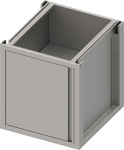 Stalgast Unterschrank Boxversion 2.0, für Beine/Sockelrahmen, mit Flügeltür 600x540x660 mm