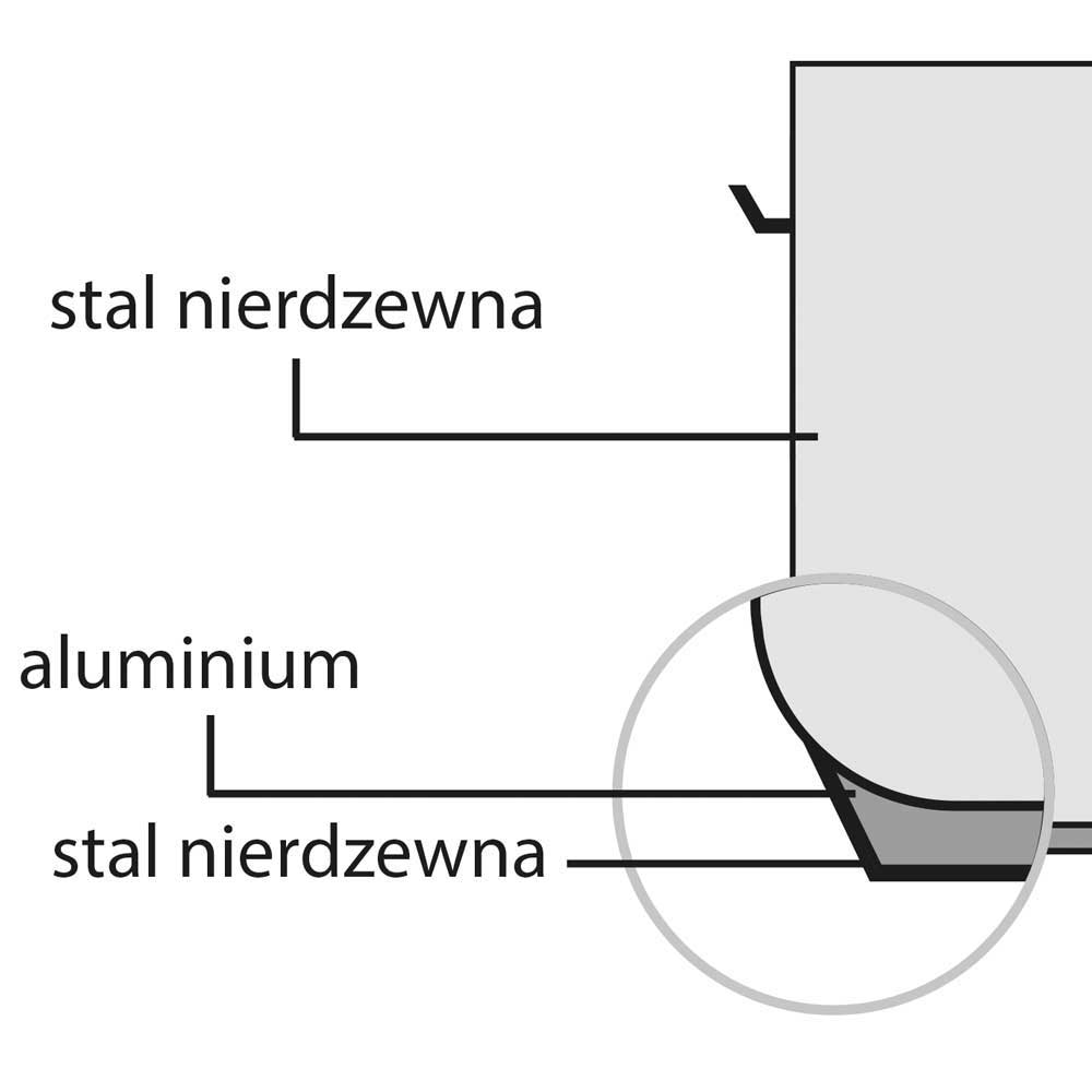 Stalgast Suppentopf mittelhohe Form, mit Deckel, Ø 400 mm, Höhe 300 mm, 37,7 Liter