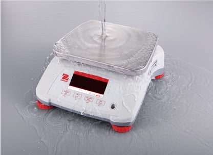 Stalgast Wasserdichte Premium-Waage, Kapazität 3 kg, Teilung 1 g, 256x280x121 mm (BxTxH)